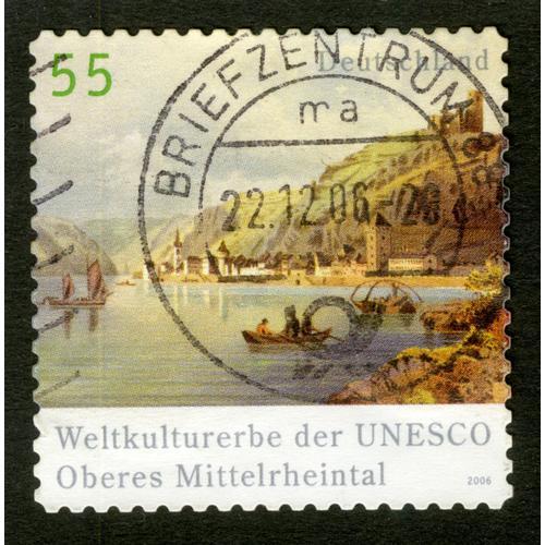 Timbre Oblitéré Deutschland, Welkulturerbe Der Unesco, Oberes Mitte... on Productcaster.