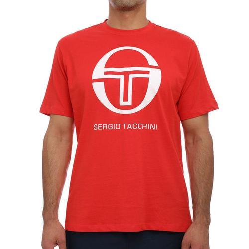 T-Shirt Rouge Homme Sergio Tacchini Stadium on Productcaster.