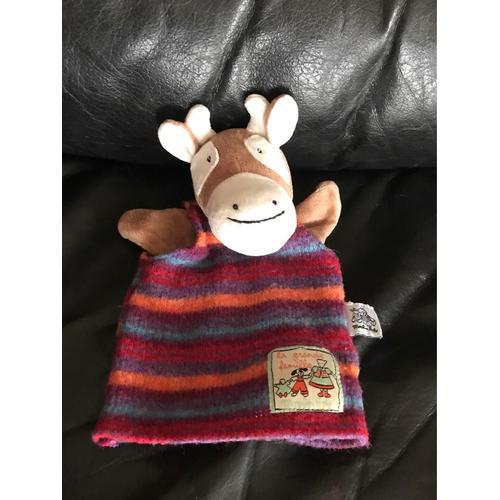 Doudou Vache Marionnette Multicolore Moulin Roty La Grande Famille ... on Productcaster.