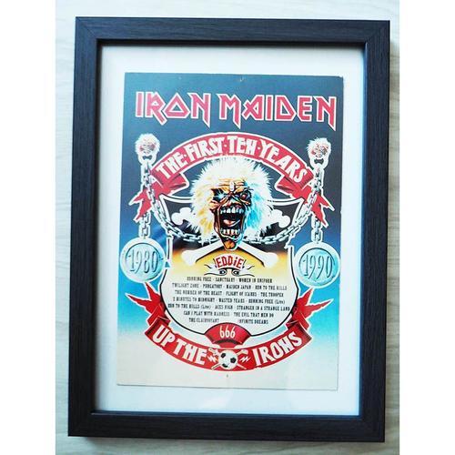 Iron Maiden "The First Ten Years", Carte Postale De Collection, Enc... on Productcaster.