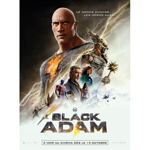 Black Adam / Affiche Cinéma Originale 120x160 Cm Pliée . Dwayne Joh... on Productcaster.