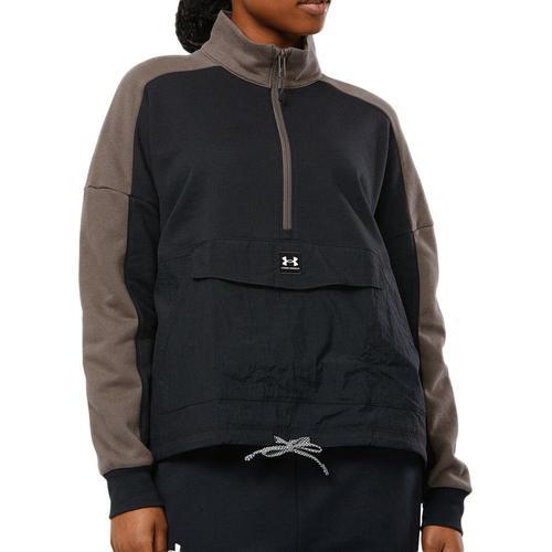 Sweat Noir/Gris Femme Under Armour Rival Fleece on Productcaster.