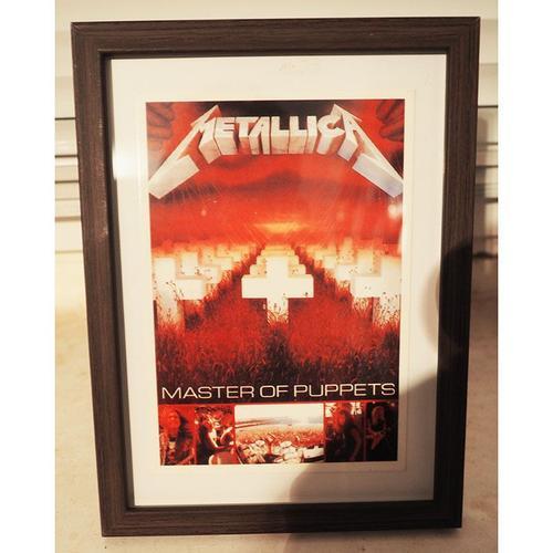 Metallica "Master Of Puppets", Carte Postale De Collection, Encadré... on Productcaster.