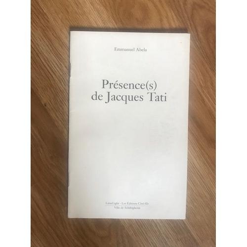 Présence(S) De Jacques Tati on Productcaster.