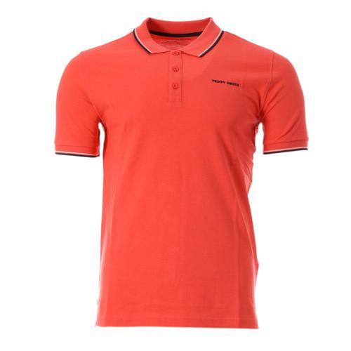 Polo Rouge Homme Teddy Smith Pasian 2 on Productcaster.