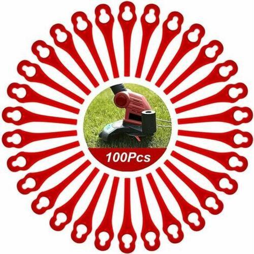 Lot de 100 lames de rechange en plastique pour tondeuses Ã gazon E... on Productcaster.