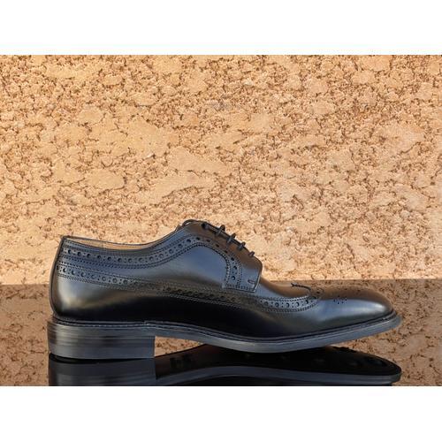 British Passport Wing Cap Chaussure Derby Noir Goodyear Taille 41 on Productcaster.