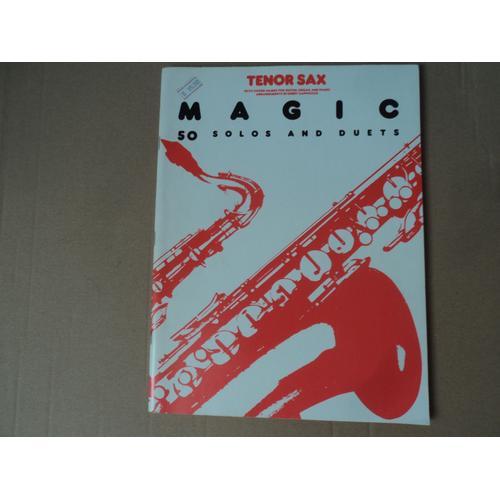 Tenor Sax " Magic 50 Solos And Duets "Song Book Partitions Gerry Ca... on Productcaster.