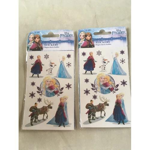 Lot De 2 Planches D'autocollants / Stickers Disney La Reine Des Nei... on Productcaster.