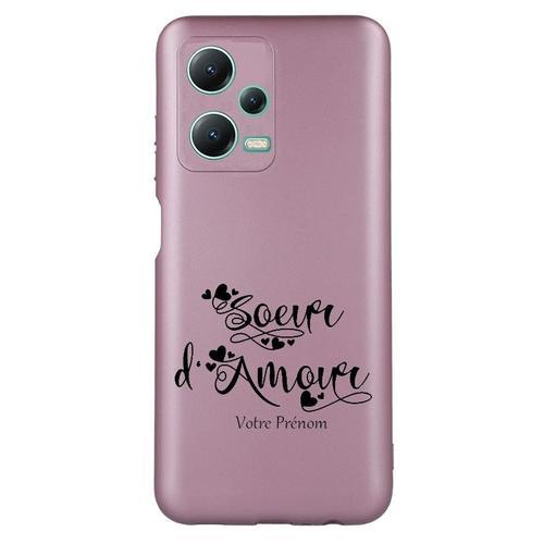 Coque Tpu Effet Metallique Rose Pour Redmi Note 12 Pro 5g Et Poco X... on Productcaster.