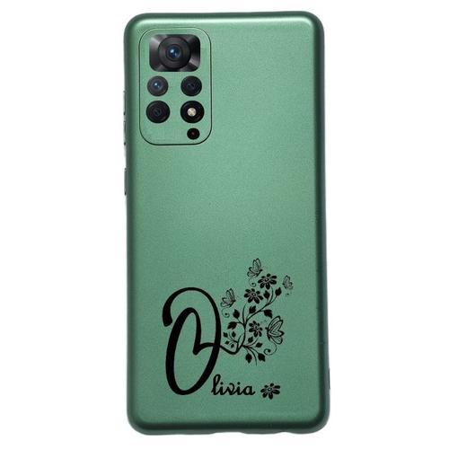 Coque Tpu Effet Metallique Vert Pour Redmi Note 11 Pro 5g Prenom 13... on Productcaster.