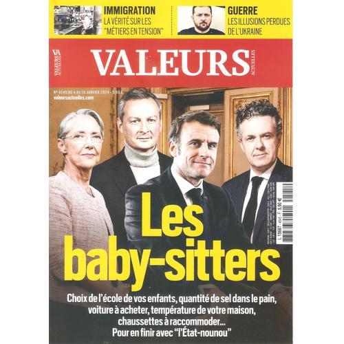 Valeurs Actuelles 4545 Les Baby-Sitters Immigration Guerre Ukraine ... on Productcaster.