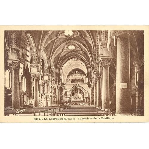 La Louvesc.' Intérieur De La Basilique' . Ardeche. 1930 on Productcaster.