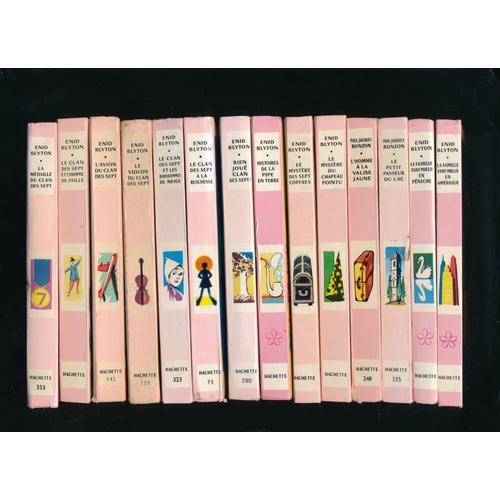 Lot De 15 Livres Bibliothèque Rose - Blyton Bonson Le Club Des Sept on Productcaster.