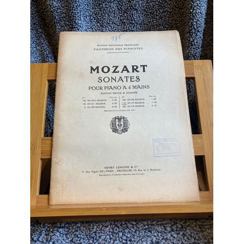 Mozart Sonate Pour Piano À 4 Mains En Ut Majeur Kv 521 Partition Ed... on Productcaster.