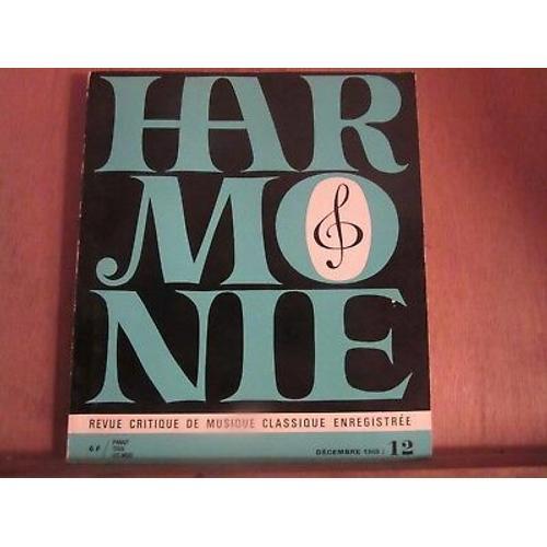 Harmonie N12 Revue Critique De Musique Classique Enregistrée Décemb... on Productcaster.