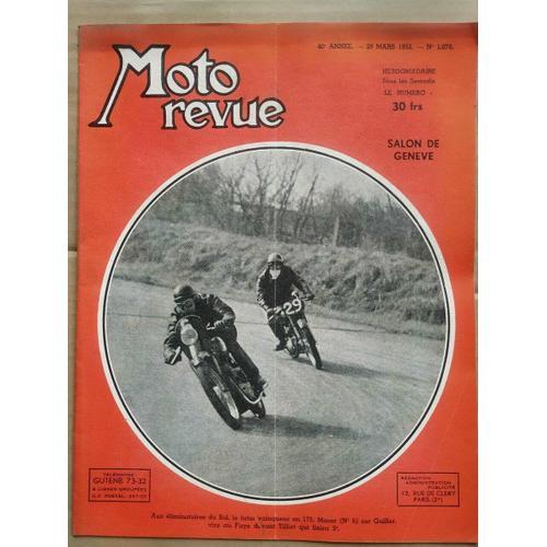 Moto Revue N 1078 Salon De 29 Mars 1952 on Productcaster.