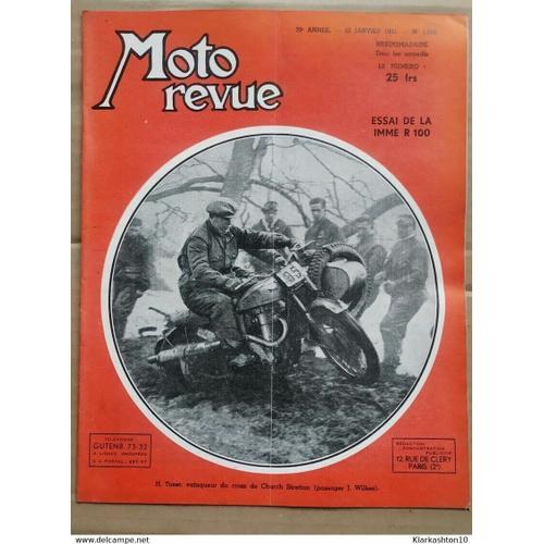 Moto Revue N 1016 Essai De La Imme R 100 20 Janvier 1951 on Productcaster.