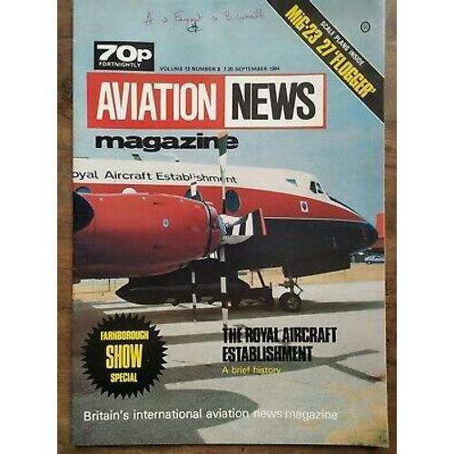 Aviation News Magazine Vol 13 No 8 7 20 September 1984 on Productcaster.