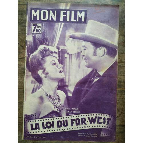 Mon Film N36 La Loi Du Far West 2 Avril 1947 on Productcaster.