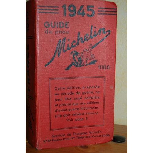 Guide Du Pneu Michelin 1945 on Productcaster.