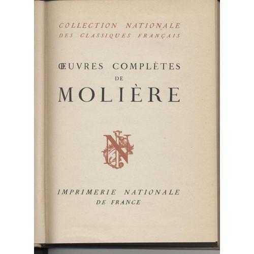 Oeuvres Complètes De Molière. Tome X on Productcaster.