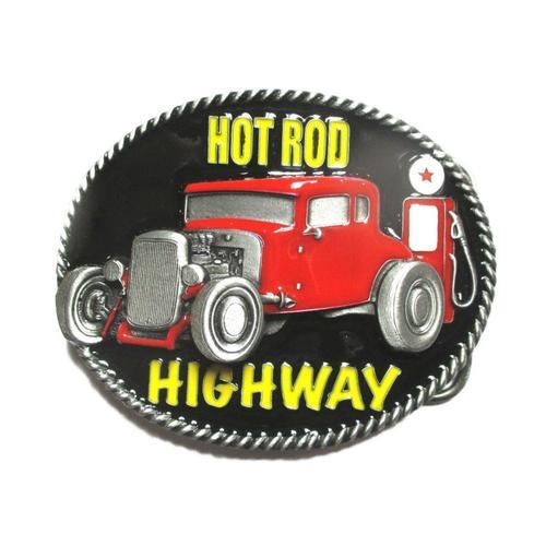 Boucle De Ceinture Hot Rod Highway Pompe A Essence Rouge Officiel U... on Productcaster.