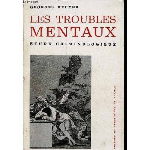 Les Troubles Mentaux - Étude Criminologique. on Productcaster.