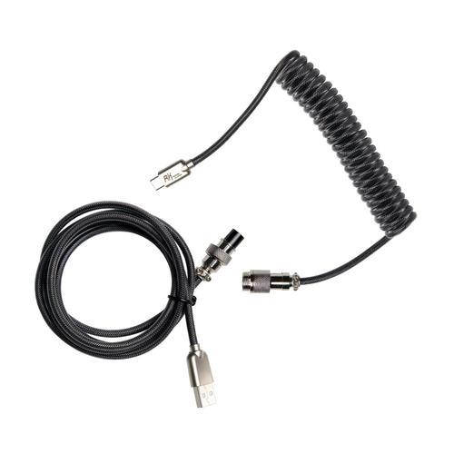 RK Royal Kluge C-type mechanical keyboard winding cable, USB spring... on Productcaster.