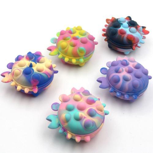 Presser Les Bulles Pincer La Musique En Silicone 3d Crabe Contrôle ... on Productcaster.