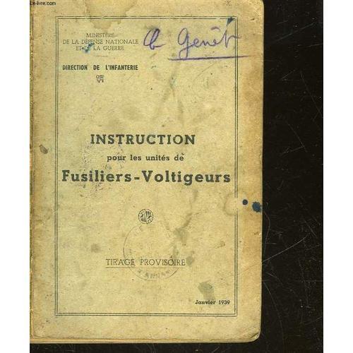 Instruction Pour Les Unites De Fusiliers-Voltigeurs on Productcaster.