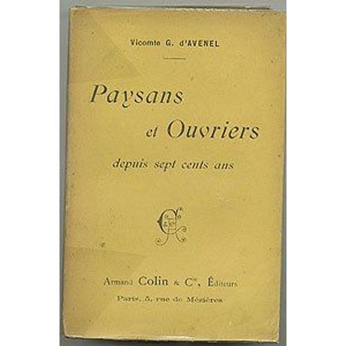 Paysans Et Ouvrier Depuis 700 Ans on Productcaster.