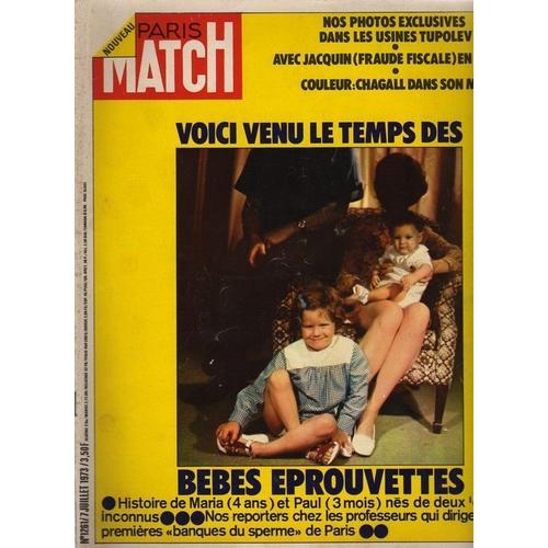 Paris Match N° 1261 : Voici Venir Le Temps Des Bébés Éprouvettes . ... on Productcaster.