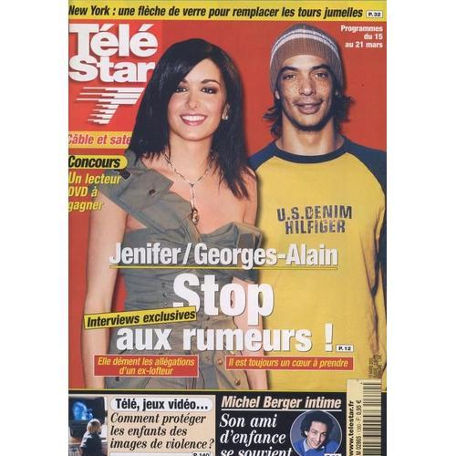 Télé Star / 10-03-2003 N° 1380 : Jenifer / Georges Alain Jones (3p)... on Productcaster.