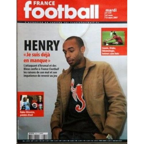 France Football N° 3179 Du 13/03/2007 on Productcaster.