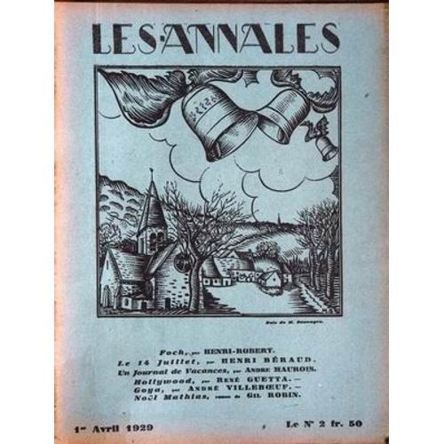 Annales (Les) Du 01/04/1929 on Productcaster.