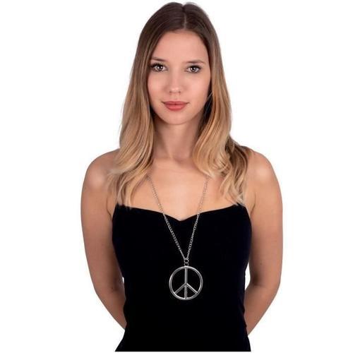 Collier Hippie Argent Pour Adulte - Ptit Clown - Ref/48101 - Métal ... on Productcaster.