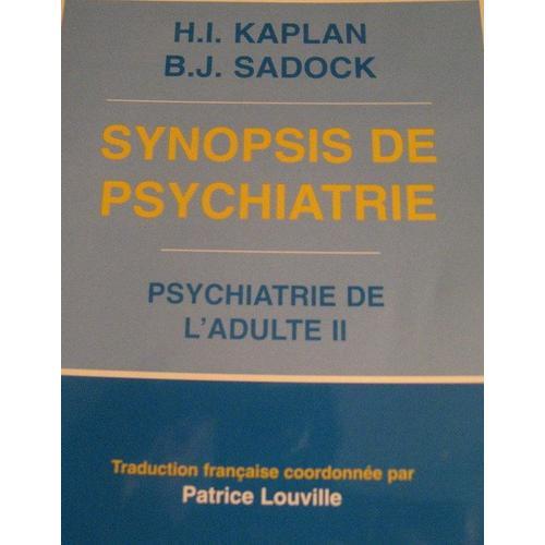 Synopsis De Psychiatrie on Productcaster.