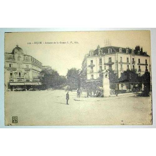 Carte Postale Ancienne Cote D Or Dijon Avenue De La Gare on Productcaster.