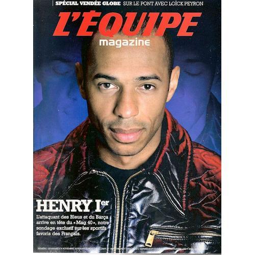 L'équipe Magazine N° 1374 : Henry 1er !!!!!!! , Thierry Henry Arri... on Productcaster.