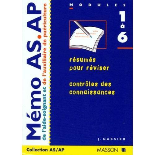 Memo As/Ap De L'aide-Soignant Et De L'auxiliaire De Puericulture - ... on Productcaster.