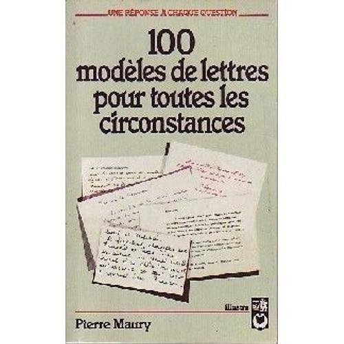 100 Modèles De Lettres Pour Toutes Les Circonstances on Productcaster.