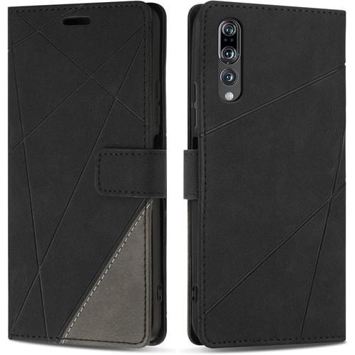 Coque Pour Huawei P20 Pro, Protection Housse Etui En Cuir Pu Portef... on Productcaster.