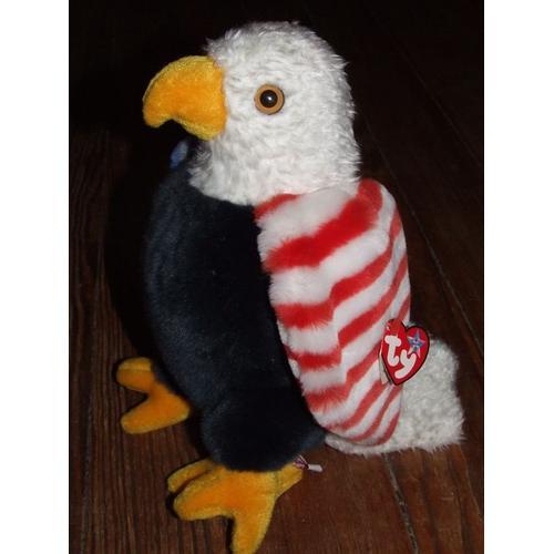 Aigle Ty Beanie Buddies Collection 2002 Soar Couleur Drapeau Americ... on Productcaster.