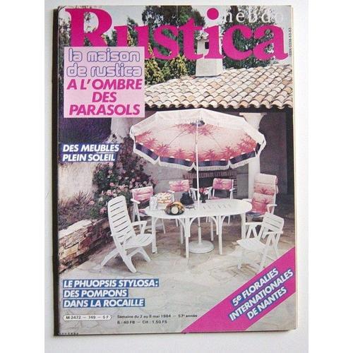 Rustica Hebdo 2 Mai 1984 N° 749 : À L'ombre Des Parasols on Productcaster.