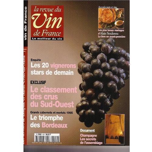 La Revue Du Vin De France N° 429 : Les 20 Vignerons Stars De Demain... on Productcaster.