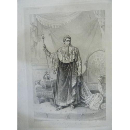 Gravure Sur Acier 19ème Napoleon Empereur Des Francais on Productcaster.