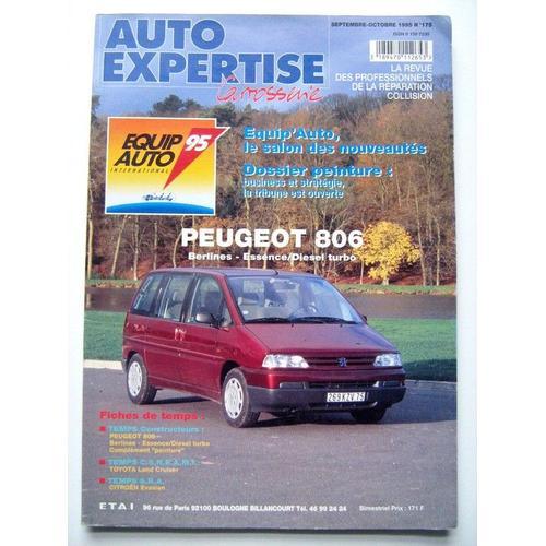 Auto Expertise Carrosserie Sept-Oct 1995 N° 175 : Peugeot 806 on Productcaster.