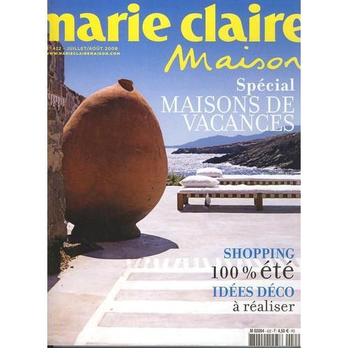 Marie Claire Maison N° 422 : Special Maison De Vacances on Productcaster.