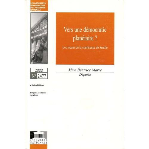 Les Documents D'information De L'assemblée Nationale N° 2477 : Ver... on Productcaster.